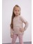 Kız Bebek Açık Pembe Bisiklet Yaka Basic Düz Triko Kazak X8187A224AU 13