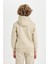 Erkek Çocuk Yazı Baskılı Cepli Kapüşonlu Okul Sweatshirt C7560A824AU 15