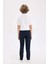 Erkek Çocuk Düz Paça Beli Lastikli Cepli Lacivert Basic Düz Gabardin Okul Pantolonu T8850A624AU 16