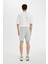 Slim Fit Dar Kesim Dar Paça Şort 16