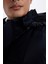 Slim Fit Dar Kesim Astarlı Kapüşonlu Fermuarlı Cepli Kışlık Parka C5712AX24WN 13