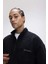 Comfort Regular Fit Rahat Kalıp Fermuarlı Dik Yaka Baskılı Polar Sweatshirt C7794AX24AU 12