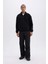 Comfort Regular Fit Rahat Kalıp Fermuarlı Dik Yaka Baskılı Polar Sweatshirt C7794AX24AU 14