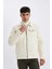 Slim Fit Dar Kesim Gömlek Yaka Fermuarlı İç Cepli Süet Mevsimlik Baharlık Ceket Mont A3254AX24AU 6
