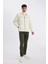 Slim Fit Dar Kesim Gömlek Yaka Fermuarlı İç Cepli Süet Mevsimlik Baharlık Ceket Mont A3254AX24AU 7