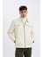 Slim Fit Dar Kesim Gömlek Yaka Fermuarlı İç Cepli Süet Mevsimlik Baharlık Ceket Mont A3254AX24AU 10