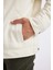 Slim Fit Dar Kesim Gömlek Yaka Fermuarlı İç Cepli Süet Mevsimlik Baharlık Ceket Mont A3254AX24AU 13