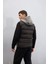 Slim Fit Cepli Yelek Dar Kesim Renk Bloklu Kapüşonlu Fermuarlı C5025AX24WN 10