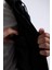 Su İtici Slim Fit Dar Kesim Kapüşonlu Pelüş Astar Fermuarlı Cepli Suni Deri Mont N9693AZ24WN 14