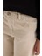 Kız Çocuk Wide Leg Geniş Bol Paça Pamuklu Cepli Bej Pantolon C8777A824AU 12