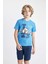 Erkek Çocuk Pijama Takımı Baskılı Kısa Kollu Üst Şort C7911A824SM 9