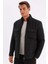 Slim Fit Dar Kesim Dik Yaka Astarlı Cepli Fermuarlı Mont Y4506AZ24AU 6