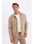 Slim Fit Dar Kesim Polo Yaka Astarlı Fermuarlı Cepli Mevsimlik Mont Y4458AZ24AU 6