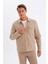 Slim Fit Dar Kesim Polo Yaka Astarlı Fermuarlı Cepli Mevsimlik Mont Y4458AZ24AU 9