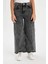 Kız Çocuk Wide Leg Kargo Cepli Geniş Bol Paça Jean Pantolon C8541A824AU 11