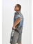 DeFactoFit NBA Denver Nuggets Standart Fit Kısa Paça Şort B9902AX24SM 11