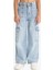 Kız Çocuk Wide Leg Kargo Geniş Paça Jean Pantolon C8540A824AU 12