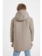 Erkek Çocuk Su Geçirmez Kapüşonlu Fermuarlı Çıtçıtlı Cift Cepli Parka Mont C8901A824WN 14