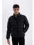 Regular Fit Dik Yaka Fermuarlı Cepli Mevsimlik Baharlık Şişme Mont C4856AX24WN 11