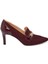 Bordo Hakiki Süet Deri Kadın Stiletto - K24S1AY67515-F90 3