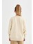 Kız Çocuk Relax Fit Bisiklet Yaka Pamuklu Basic Düz Okul Sweatshirt A2797A824AU 12