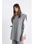 Regular Fit Bisiklet Yaka Basic Düz Yan Bağlamalı Triko Süveter Y1323AZ24AU 8