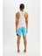 DeFactoFit Regular Fit Baskılı Esnek Dokulu Kısa Boy Deniz Şortu B5999AX24HS 11