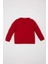 Kız Bebek Kırmızı Bisiklet Yaka Basic Düz Triko Kazak X8187A224AU 13