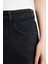 Mom Fit Yüksek Bel Dar Paça Jean Şort 11