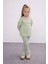 Kız Bebek Bisiklet Yaka Basic Düz Triko Kazak X8187A224AU 7