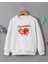Kız Çocukları Için Çilek Baskılı Uzun Kollu T-Shirt 1