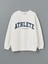 Xsıde Actıve Beyaz Bisiklet Yaka Baskılı Kadın Sweatshirt 5