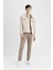 Slim Fit Dar Kesim Süet Ceket Dar Kesim Gömlek Yaka Çıtçıtlı Cepli C7906AX24SP 9