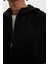 Fit Slim Fit Dar Kesim Kapüşonlu Skuba Dalgıç Kumaş Fermuarlı Sporcu Sweatshirt A6956AX24AU 9
