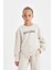 Kız Çocuk Bisiklet Yaka Baskılı Okul Sweatshirt C7763A824AU 6