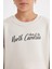 Kız Çocuk Bisiklet Yaka Baskılı Okul Sweatshirt C7763A824AU 10