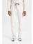 Fit Slim Fit Sporcu İnce Jogger Eşofman Altı Dar Kesim Fermuarlı Basic Düz Standart Paça S3309AZ24AU 13