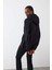 Fit Su İtici Rüzgar Geçirmez Slim Fit Dar Kesim Kapüşonlu Fermuarlı Cepli Polar Astarlı Softshell Mont C4951AX24AU 6