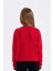 Kız Çocuk Bordo Standart Fit Bisiklet Yaka Triko Kazak C6973A824AU 12