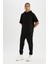 Fit Slim Fit Sporcu İnce Jogger Eşofman Altı Dar Kesim Skuba Dalgıç Kumaş Standart Paça Beli Bağcıklı Lastikli Paça Z9112AZ24AU 11