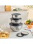 Kaia 9 Parça Rende Kapaklı Karıştırma ve Saklama Seti Çelik 1
