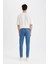 Skinny Crop Fit Dar Rahat Kalıp Normal Bel Ekstra Dar Paça Jean Pantolon C9744AX24SP 12