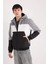 Slim Fit Dar Kesim Renk Bloklu Astarlı Kapüşonlu Fermuarlı Cepli Şişme Mont N4530AZ24AU 15