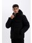 Slim Fit Şişme Mont Dar Kesim Kapüşonlu Cepli Fermuarlı C7437AX24WN 14
