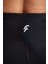 Fit Siyah Yüksek Bel Beli Saran Biker Esnek Kısa Basic Sporcu Tayt Z6741AZ24AU 11