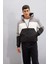 Slim Fit Dar Kesim Renk Bloklu Astarlı Kapüşonlu Fermuarlı Cepli Şişme Mont N4530AZ24AU 8