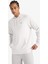 Standart Fit Kapüşonlu Basic Düz Sporcu Sweatshirt C9171AX24AU 12
