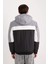 Slim Fit Dar Kesim Renk Bloklu Astarlı Kapüşonlu Fermuarlı Cepli Şişme Mont N4530AZ24AU 20