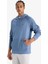 Mavi DeFactoFit Standart Fit Kapüşonlu Cepli Sporcu Sweatshirt C9171AX24AU 15