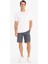 Slim Fit Dar Kesim Cepli Basic Düz Bermuda Şort W1105AZ24SM 8
